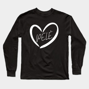 Pelé Heart, Péle Forever, Brazil Soccer, Bags Long Sleeve T-Shirt